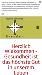 Mobile Screenshot of naturheilpraxis-i-schmidt.de